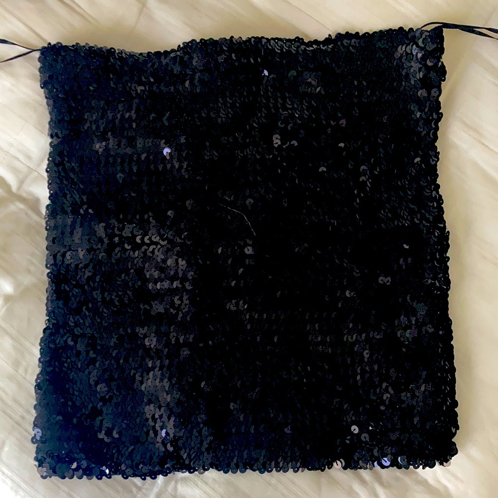 Sequin Crop H&M Tube Top